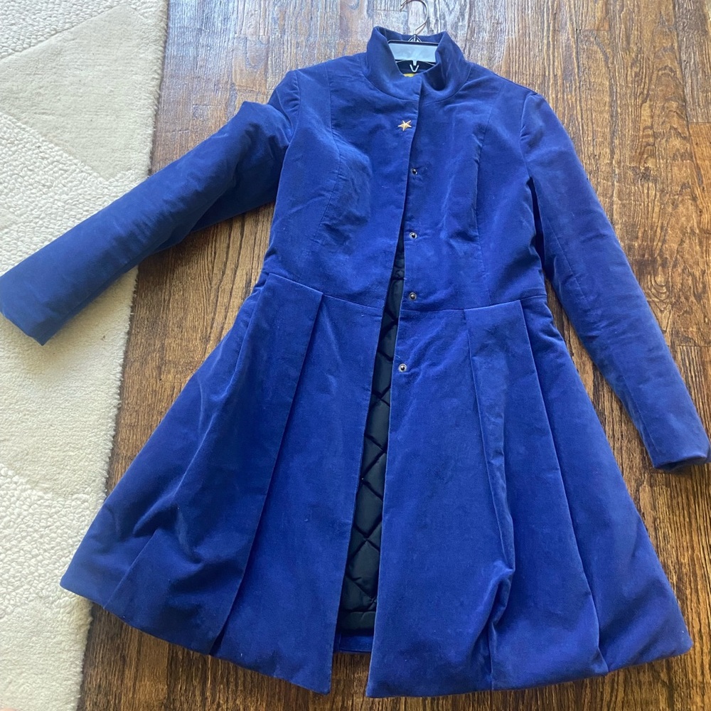 Gorgeous Vegan Winter Velvet Pea Coat !! - Picture 2 of 8